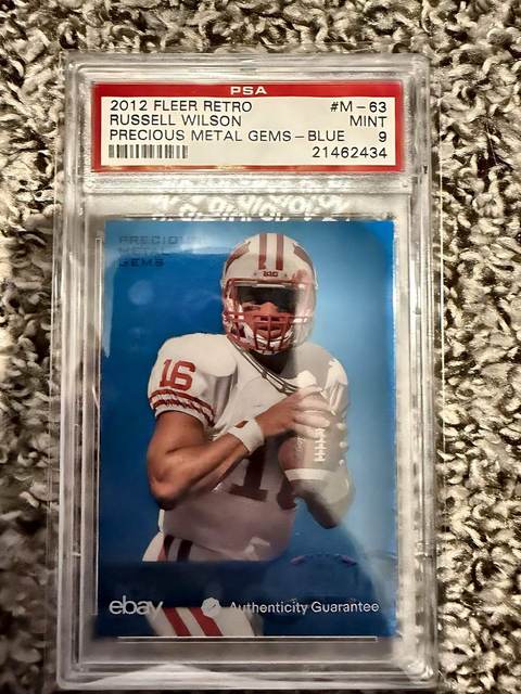 Russell Wilson 2012 Fleer Retro - PSA 9