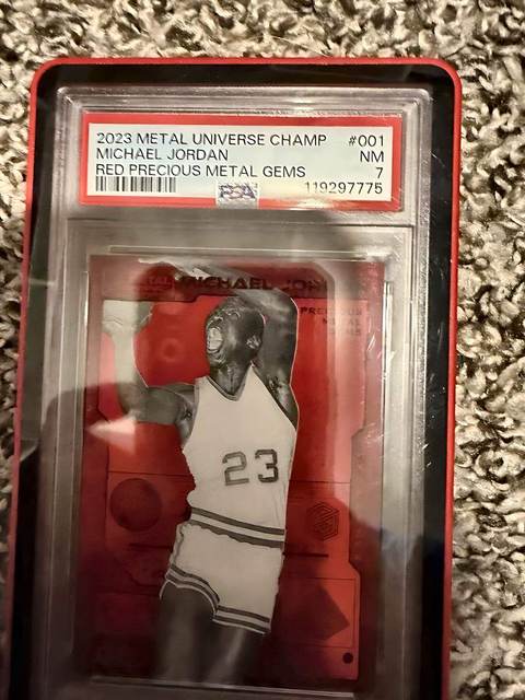 Michael Jordan 2023 Metal Universe Champions - PSA 7