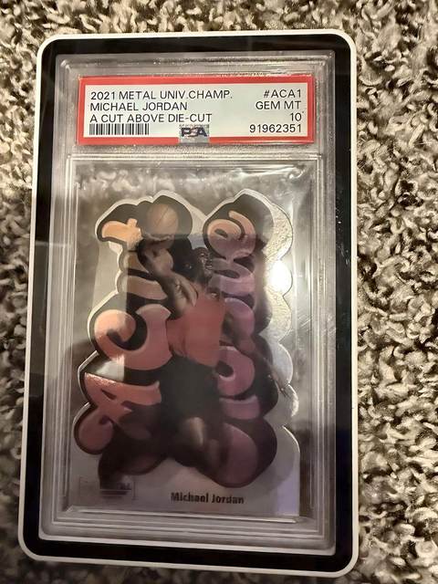 Michael Jordan 2021 Metal Universe Champions - PSA 10