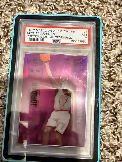 Michael Jordan 2022 Metal Universe Champions - PSA 7