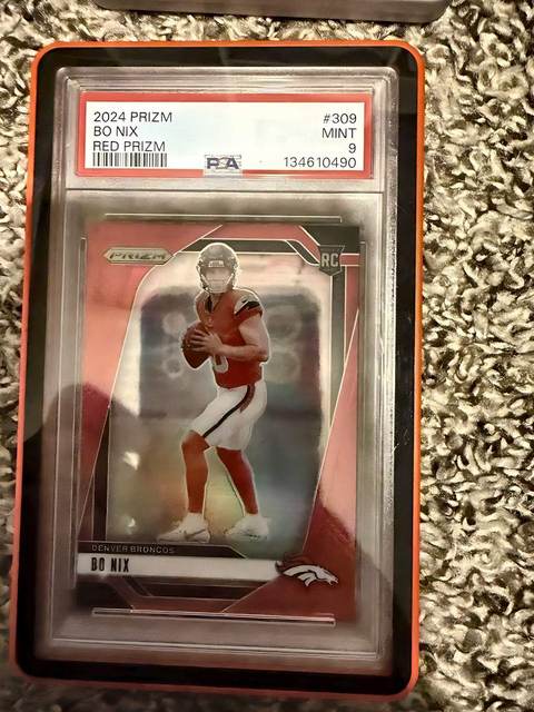 Bo Nix 2024 Prizm - PSA 9