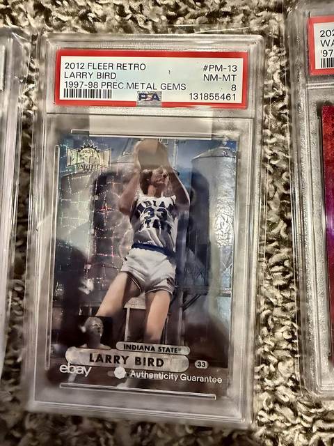Larry Bird 2012 Fleer Retro - PSA 8