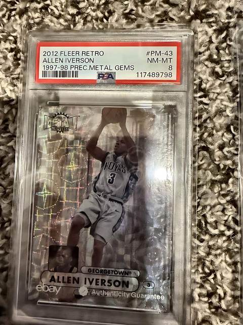 Allen Iverson 2012 Fleer Retro - PSA 8