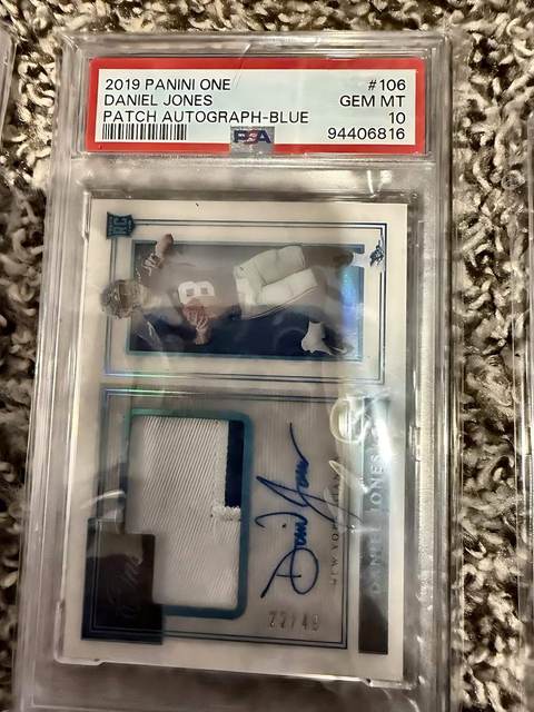 Daniel Jones 2019 Panini One - PSA 10