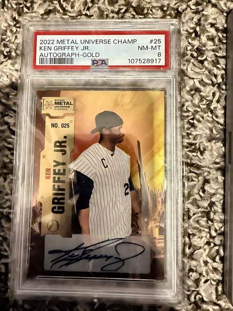 Ken Griffey Jr. 2022 Metal Universe Champions - PSA 8