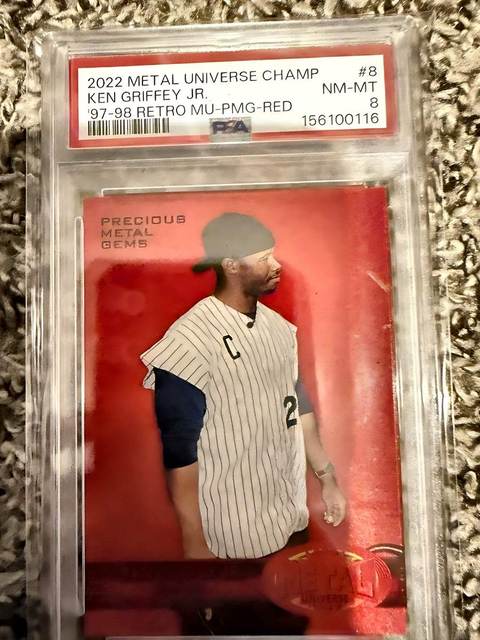 Ken Griffey Jr. 2022 Metal Universe Champions - PSA 8