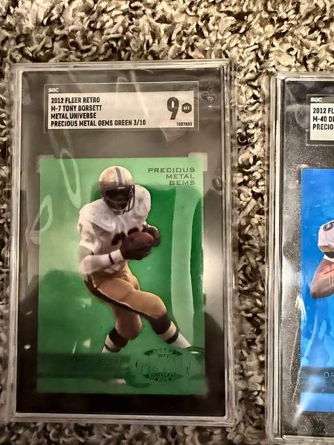Tony Dorsett 2012 Fleer Retro Metal Universe - SGC 9