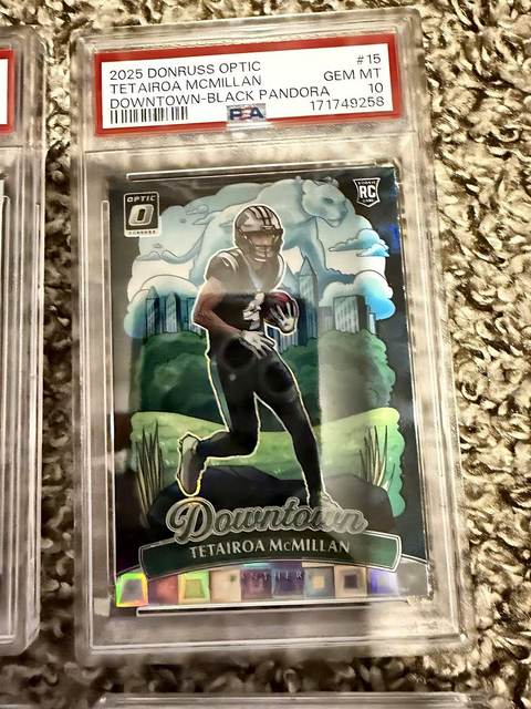 Tetairoa McMillan 2025 Donruss Optic - PSA 10