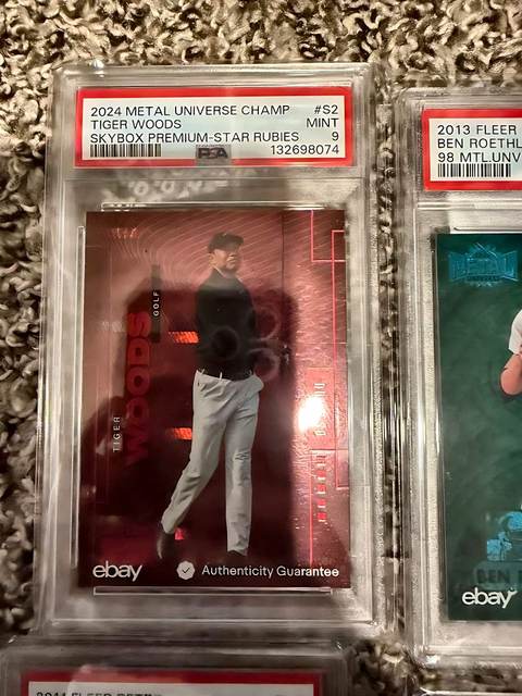 Tiger Woods 2024 Metal Universe Champions - PSA 9