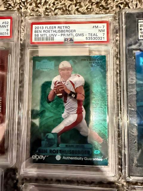 Ben Roethlisberger 2013 Fleer Retro - PSA 7