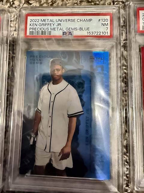 Ken Griffey Jr. 2022 Metal Universe Champions - PSA 7