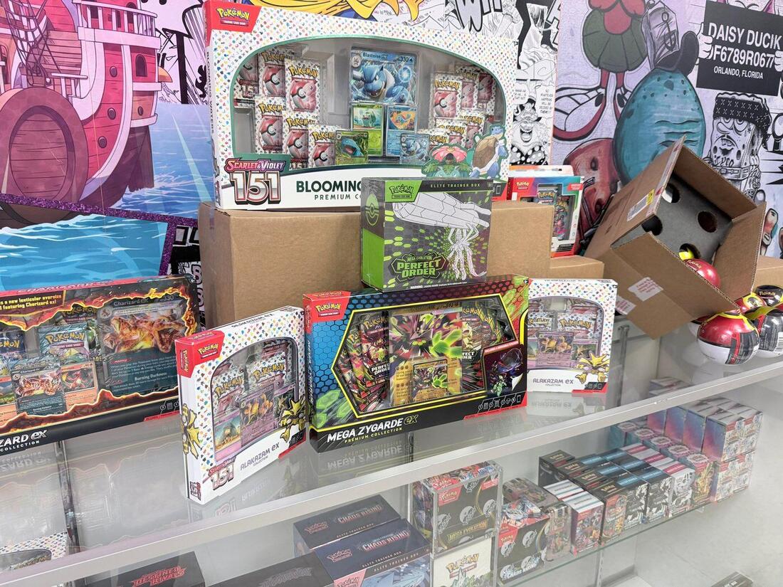 Latest Pokémon TCG premium collections on display